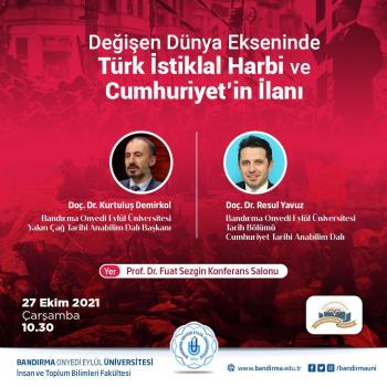 A Conference about Turkish War of Independence